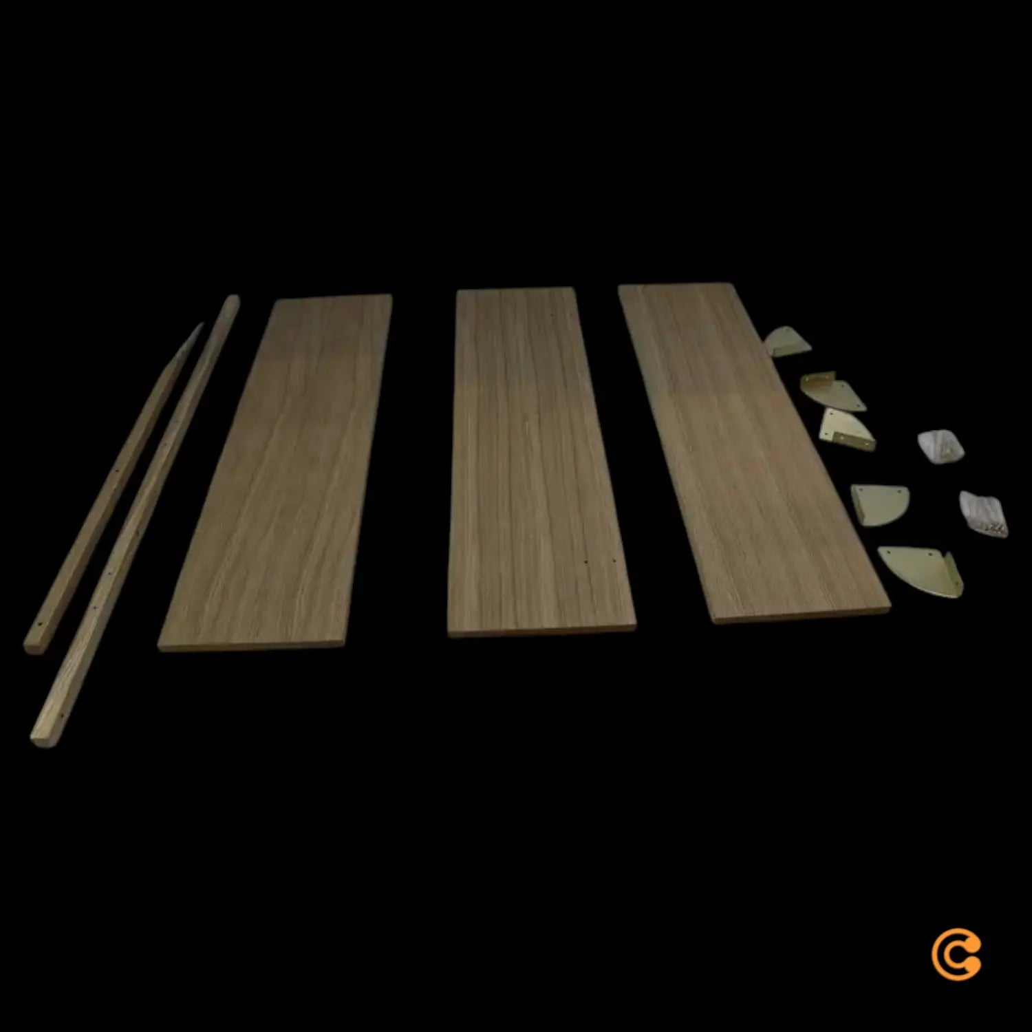 B-Ware Ferm Living Sector Wandregal Triple Wandboard Regal Bücherregal Siehe Text/Foto - 5704723258476