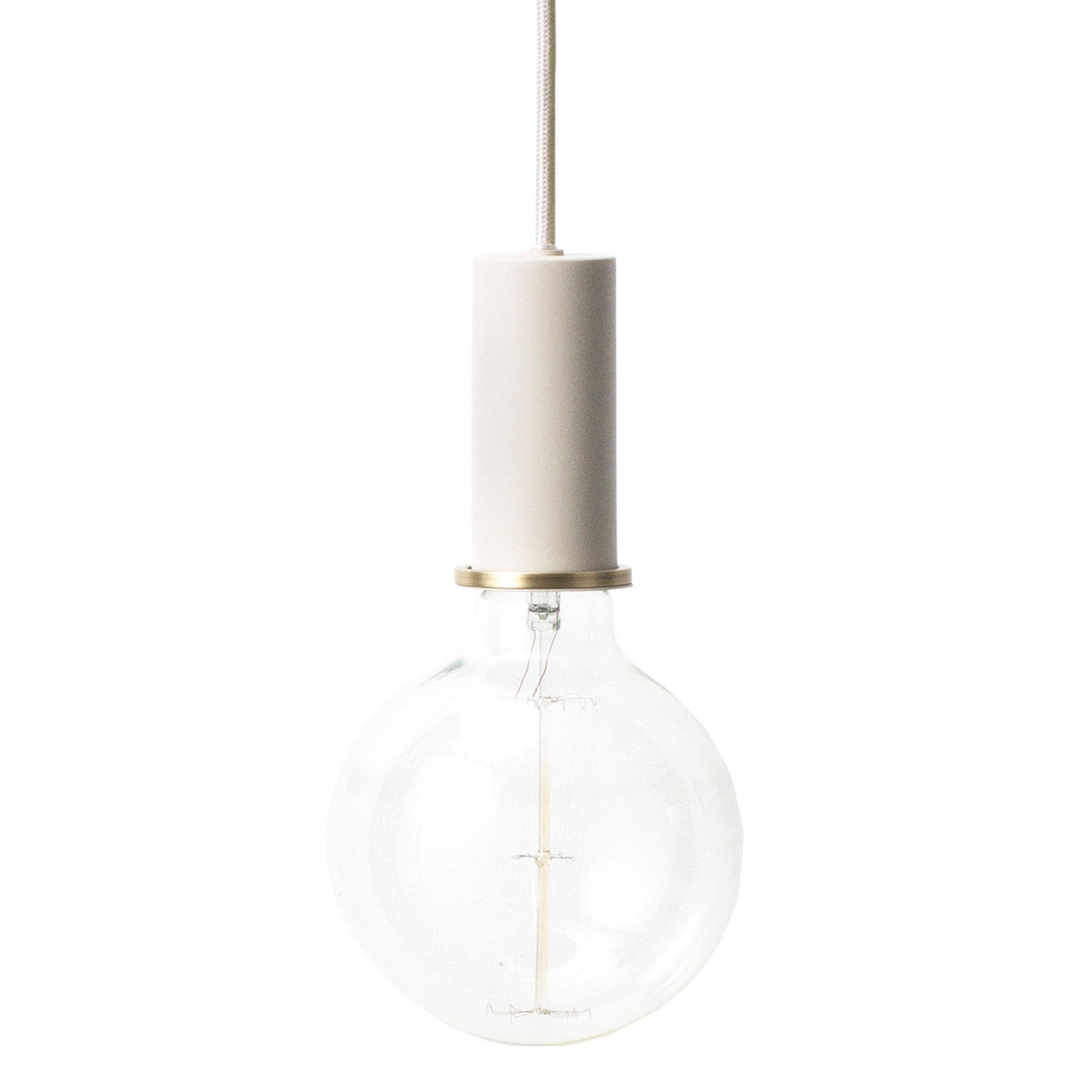 Ferm Living Collect Hängeleuchte Hängeleuchte Lampe Leuchte Hellgrau Niedrig     B-Ware - 5704723008026