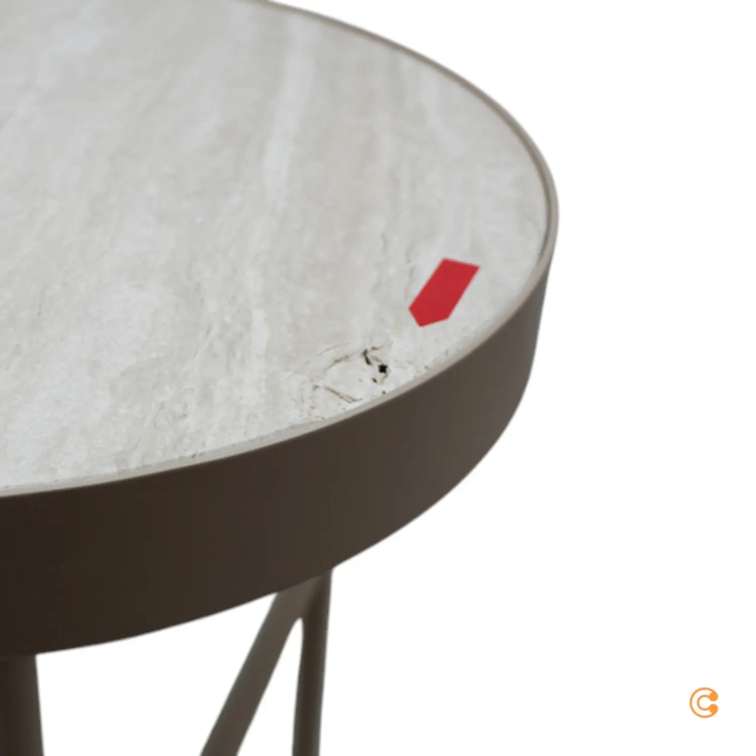 B-Ware Ferm Living Travertine Couchtisch Beistelltisch Tisch Nachttisch Siehe Text/Foto