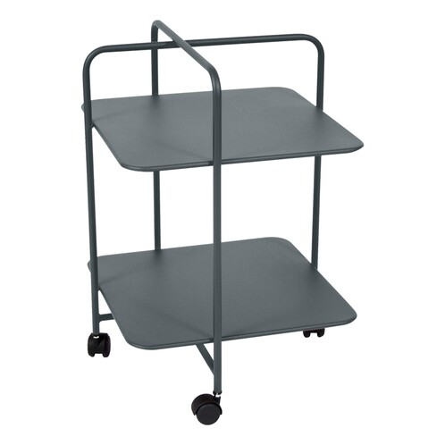 Fermob Beistelltisch Rolltisch Küchenwagen Tisch Auf Rollen Alfred Gewittergrau B-Ware - 3100540293126