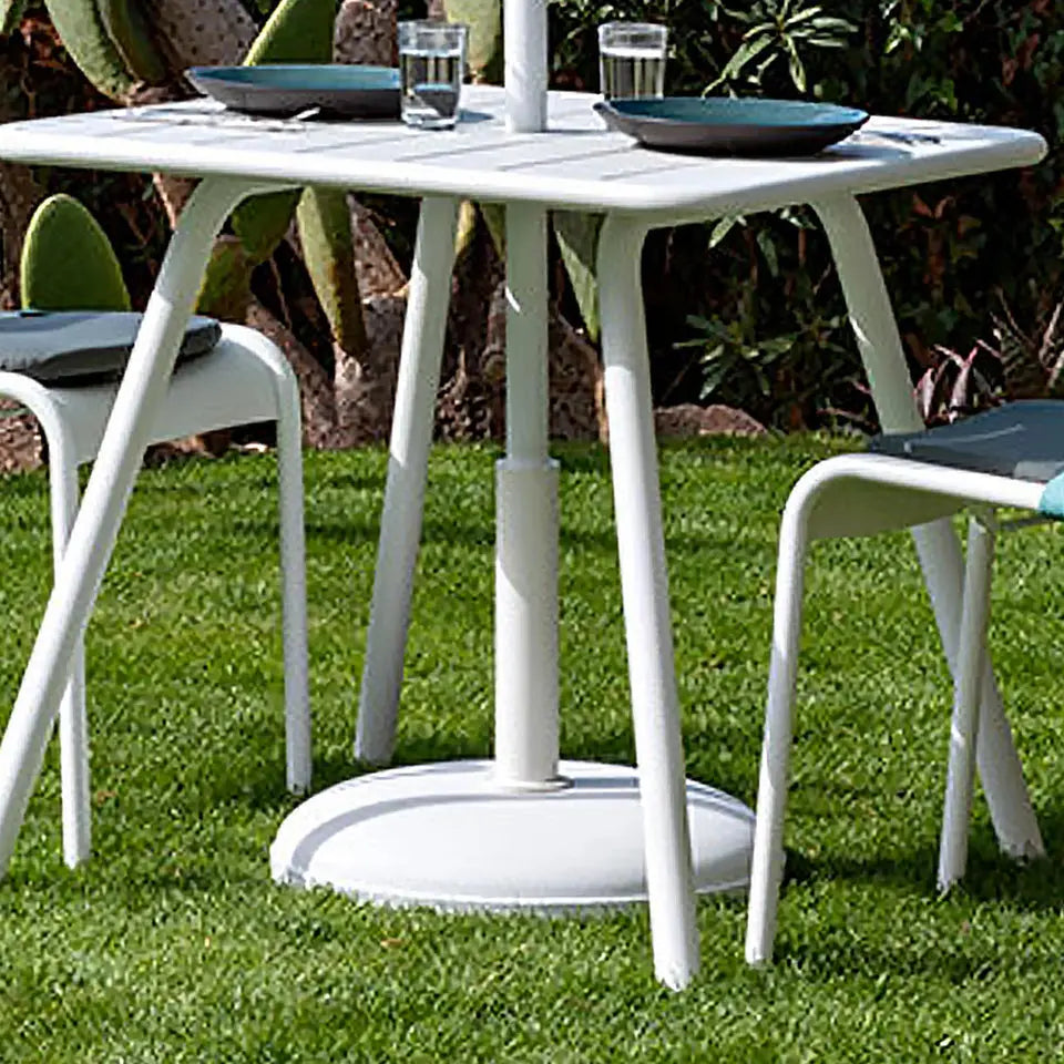 B-Ware Fermob Betonsockel Fuß Sonnenschirmständer Schirmständer Basics Beton Weiß - 4652108808252