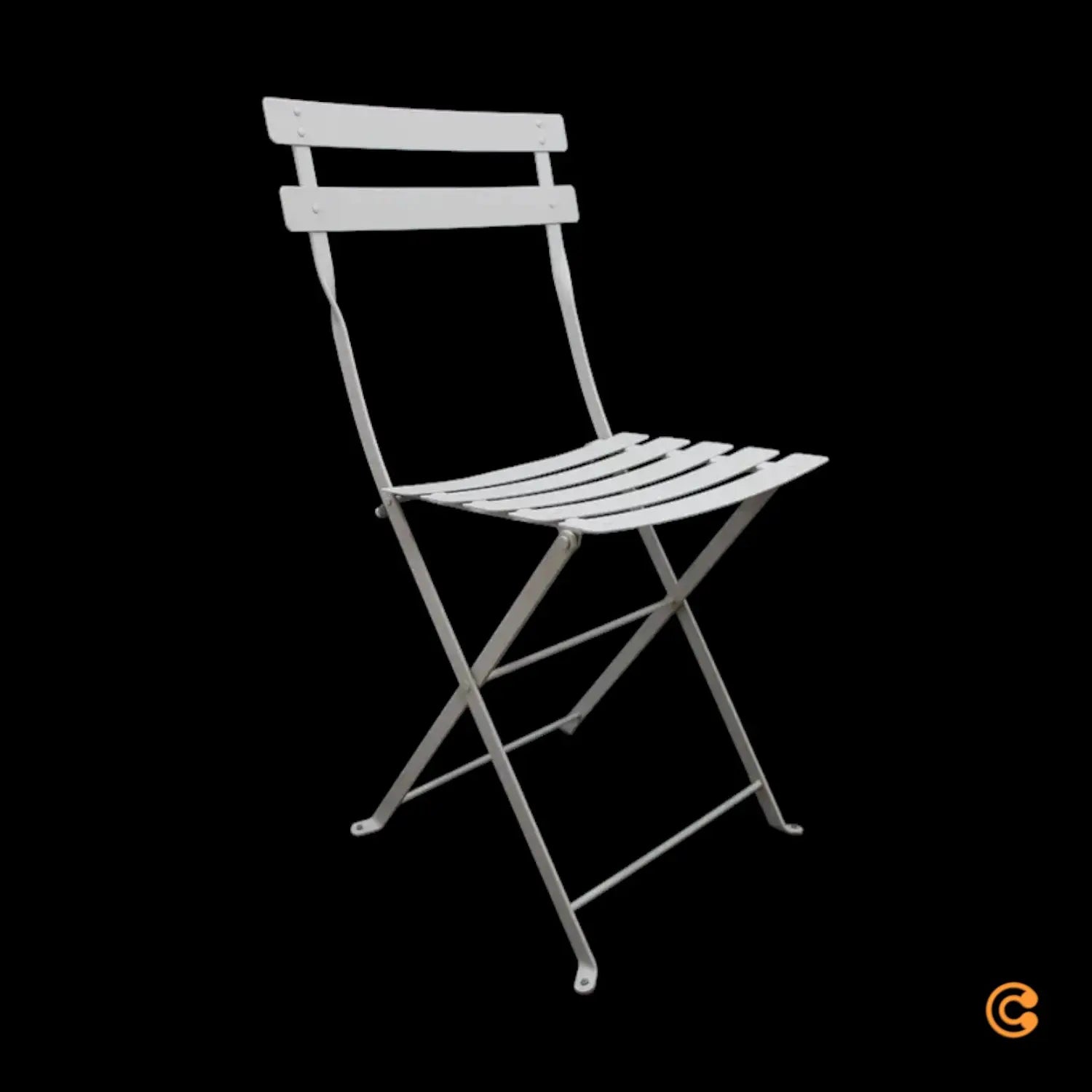 B-Ware Fermob Bistro Klappstuhl Gartenstuhl Stuhl Bistrostuhl Hellgrau Siehe Text/Foto - 3100540354582