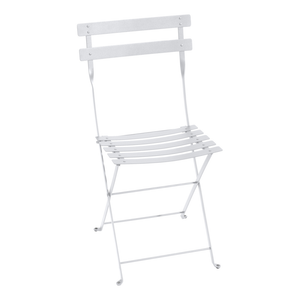 B-Ware Fermob Bistro Klappstuhl Gartenstuhl Stuhl Bistrostuhl Metallstuhl Baumwollweiß