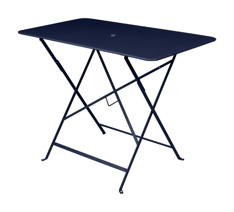 B-Ware Fermob Bistro Klapptisch Gartentisch Outdoor Tisch Stahl Viereckig Blau - 3100540323878