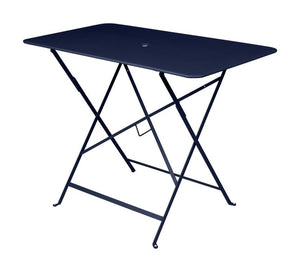 B-Ware Fermob Bistro Klapptisch Gartentisch Outdoor Tisch Stahl Viereckig Blau