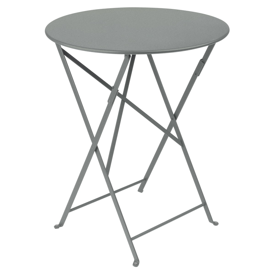 Fermob Bistro Klapptisch Gartentisch Tisch Rund 60cm Lapilligrau Outdoor Möbel   B-Ware - 3100540498750