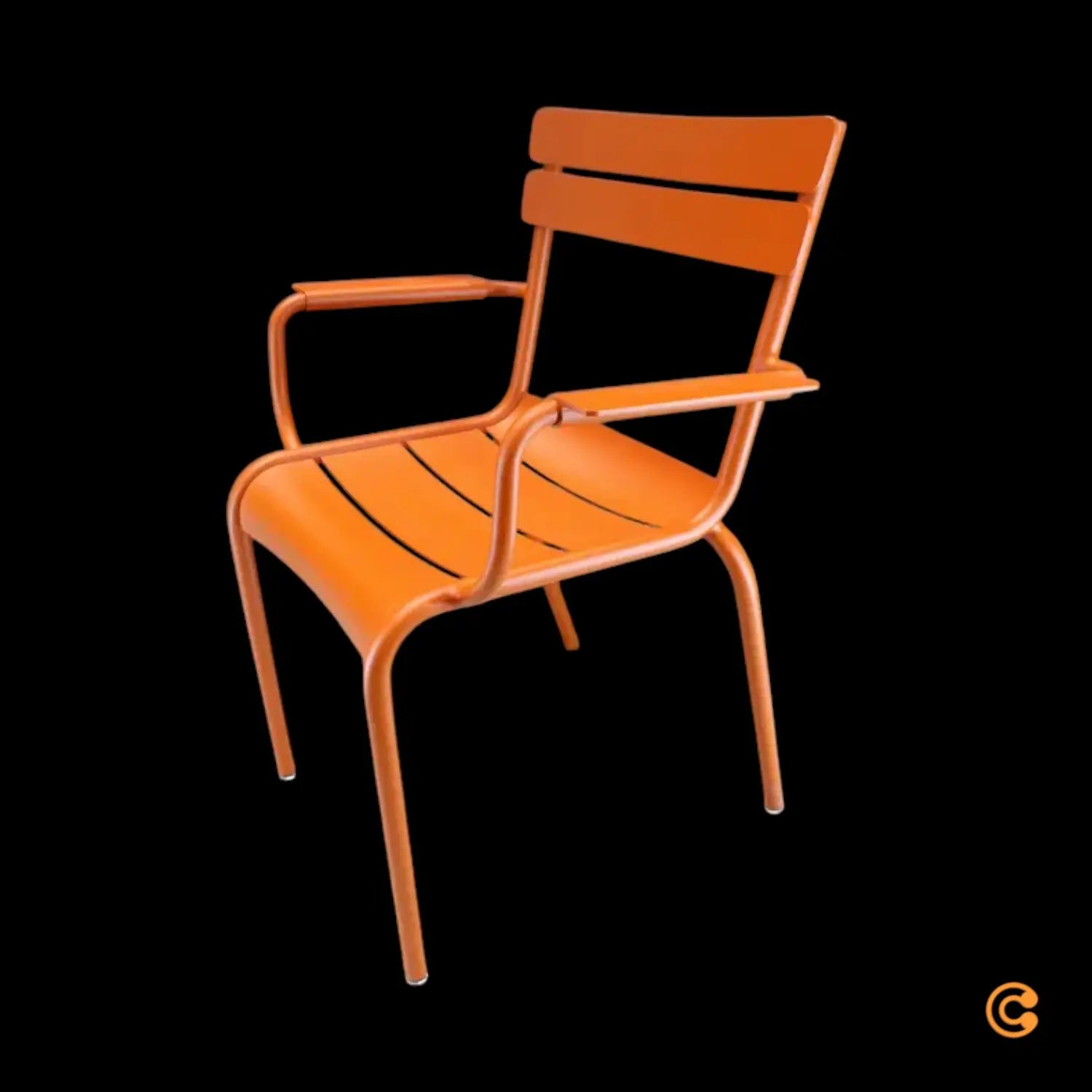 B-Ware Fermob Gartensessel Stuhl Gartenstuhl Luxembourg Orange Möbel Siehe Text/Foto - 3100540563274