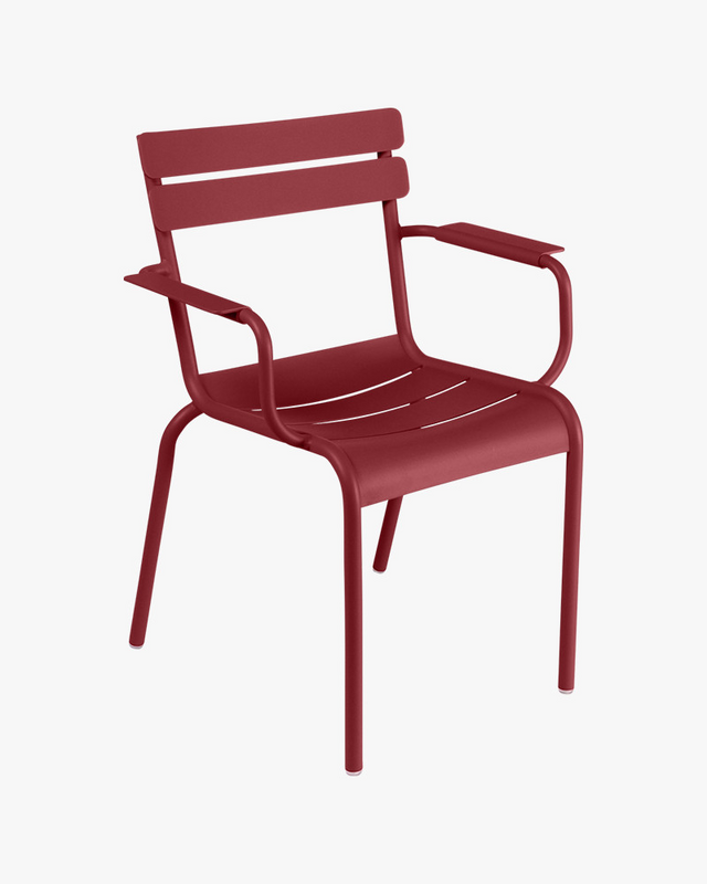 B-Ware Fermob Luxembourg Sessel Stuhl Gartenstuhl Outdoorstuhl Metallstuhl Chili