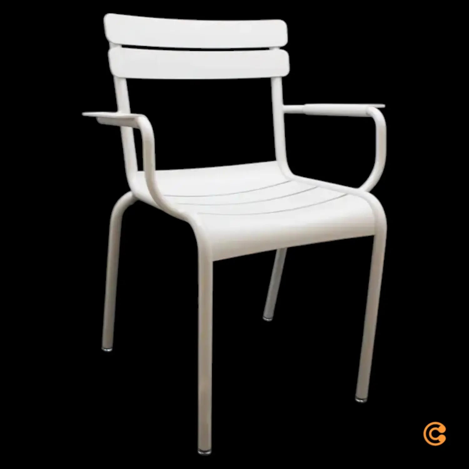 B-Ware Fermob Luxembourg Sessel Stuhl Gartenstuhl Hellgrau Alu Siehe Text/Foto - 3100540354797