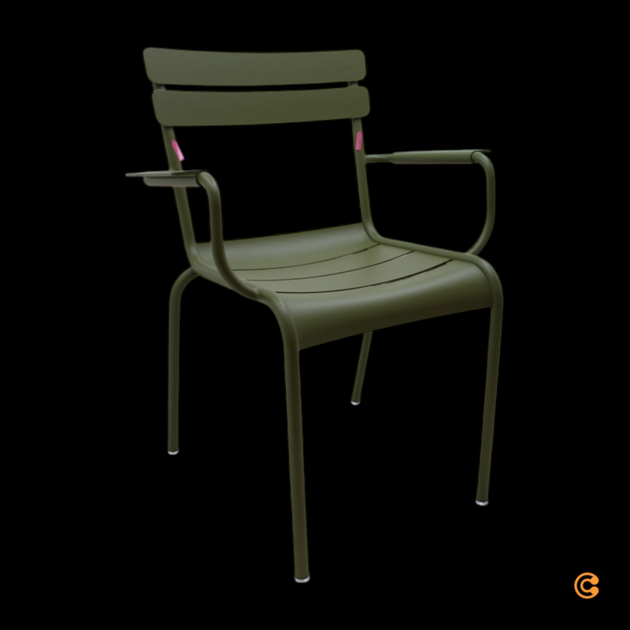 Fermob Sessel Stuhl Gartenstuhl Luxembourg Outdoor Aluminium Pesto Stuhl Möbel B-Ware - 3100540530108