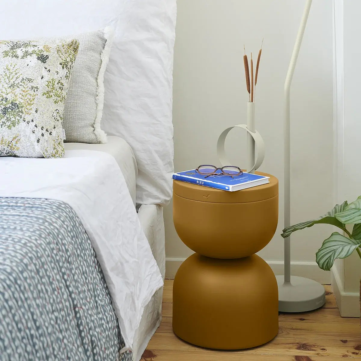 B-Ware Fermob Piapolo Outdoor Hocker Beistelltisch Sitzmöbel Marshmallow Lila Aluminium - 3100540542262