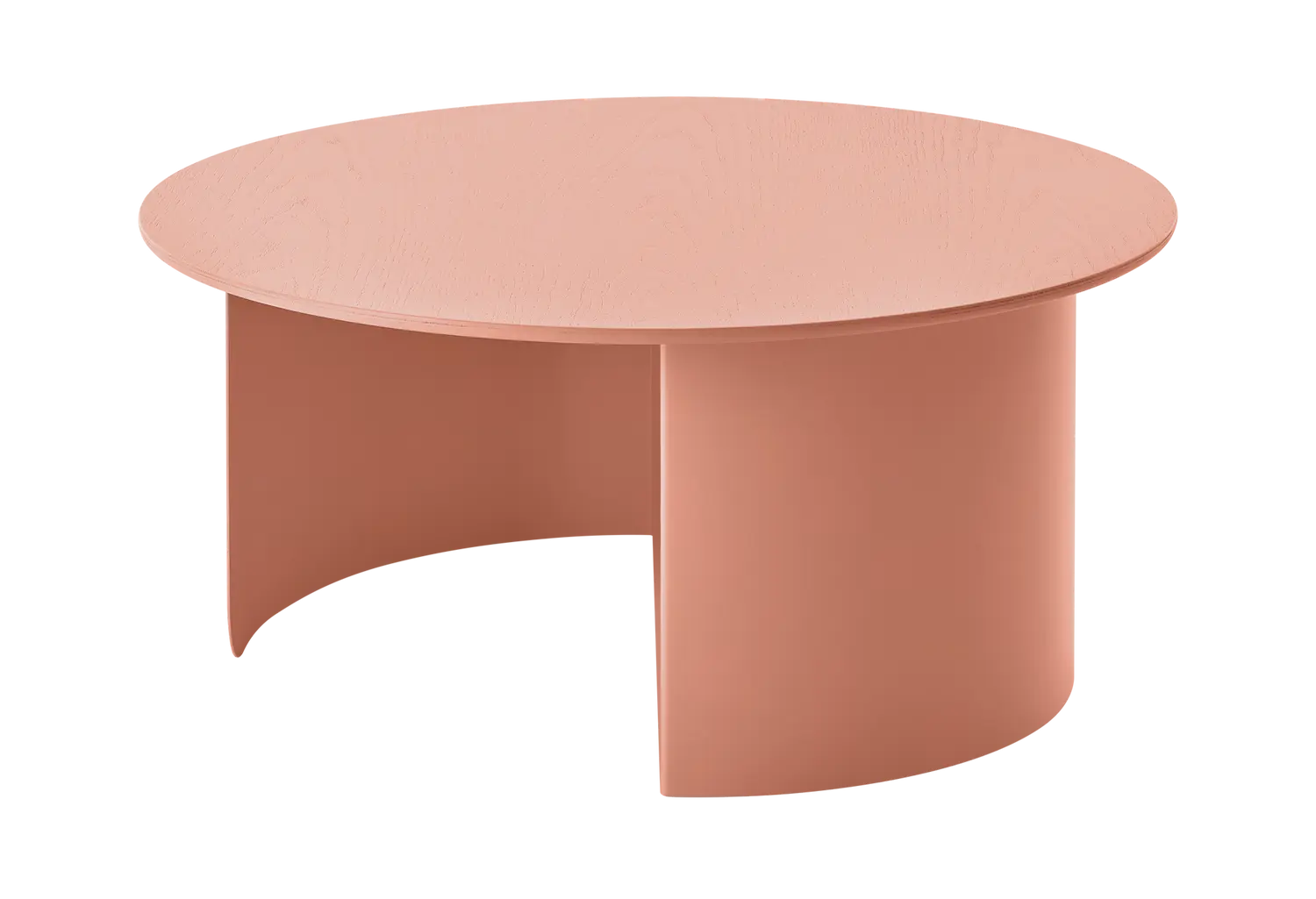 B-Ware Fést Couchtisch Tisch Plateau Terra ø 72 Cm Wohnzimmer Metallgestell Holzfurnier - 8718858016785