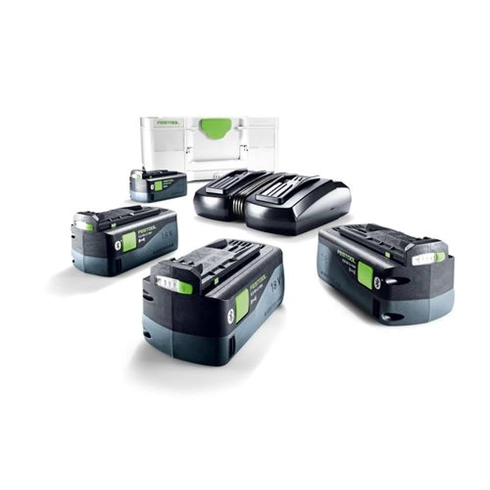 Festool Energie Set Akkupack Batterien Schnellladegerät Systainer Akku Ladegerät - 4014549417515