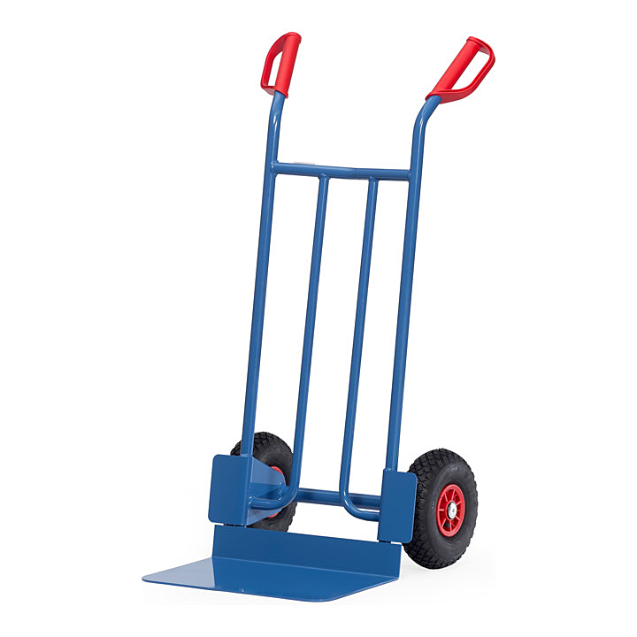 B-Ware Fetra B1116 V Stahlrohr Sackkarre Vollgummibereifung Tragkraft 250 Kg Blau - 4017976111162