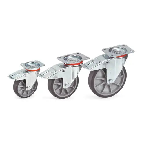 Fetra Lenkrolle Transportrolle Rad 200 X 40 Mm Tragkraft 250 Kg Feststeller B-Ware - 4017976716145