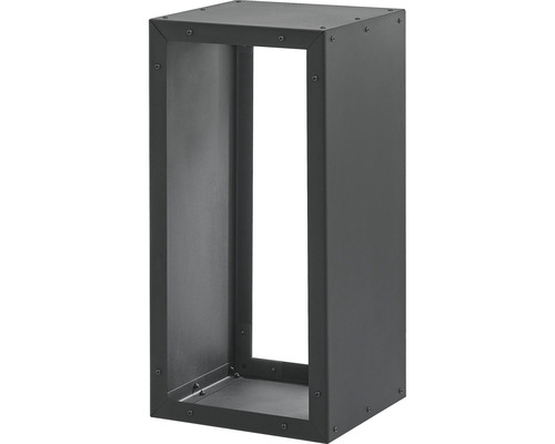 B-Ware Dolle Kaminholzregal Brennholzständer Firewood Schwarz 77x38x35 Cm - 4007557048802
