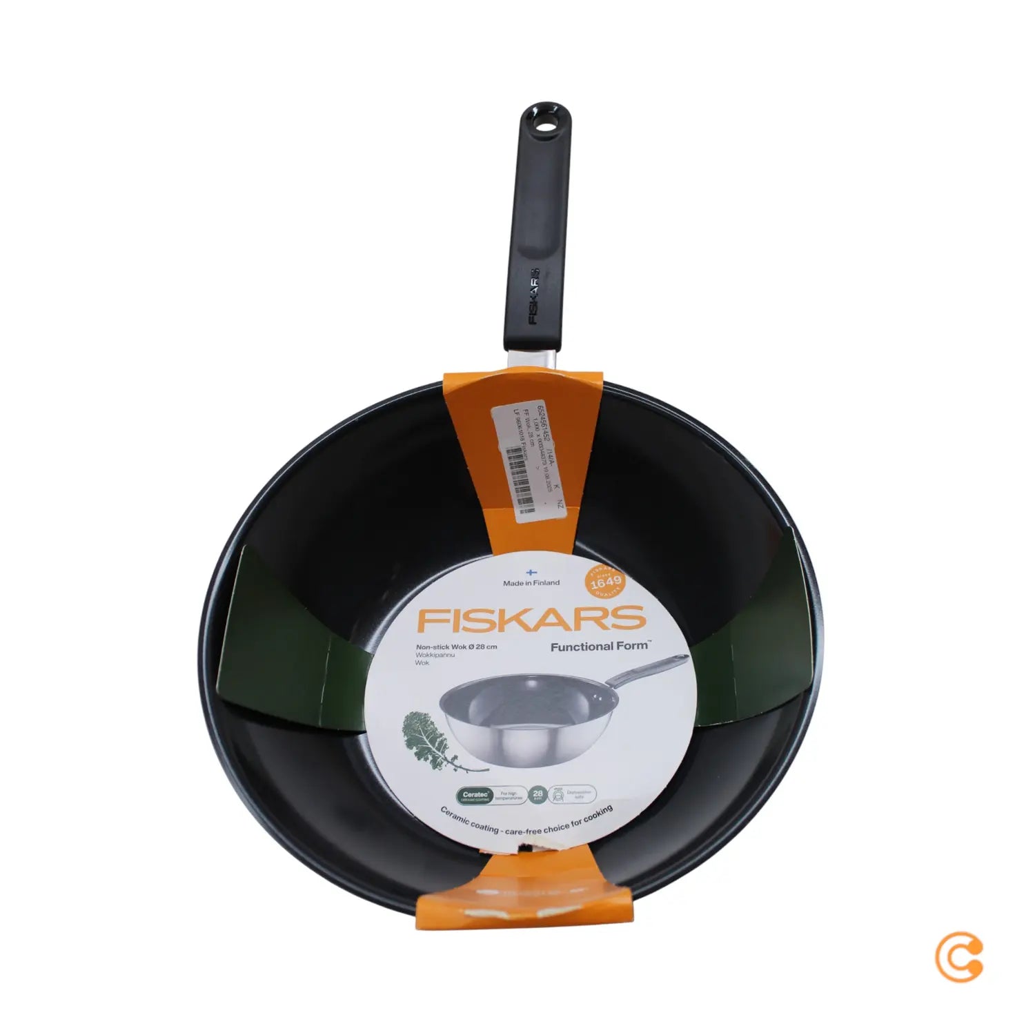 B-Ware Fiskars Ff Wok Pfanne Bratpfanne Antihaftbeschichtung 28 Cm Induktion Kochen - 6424002018773