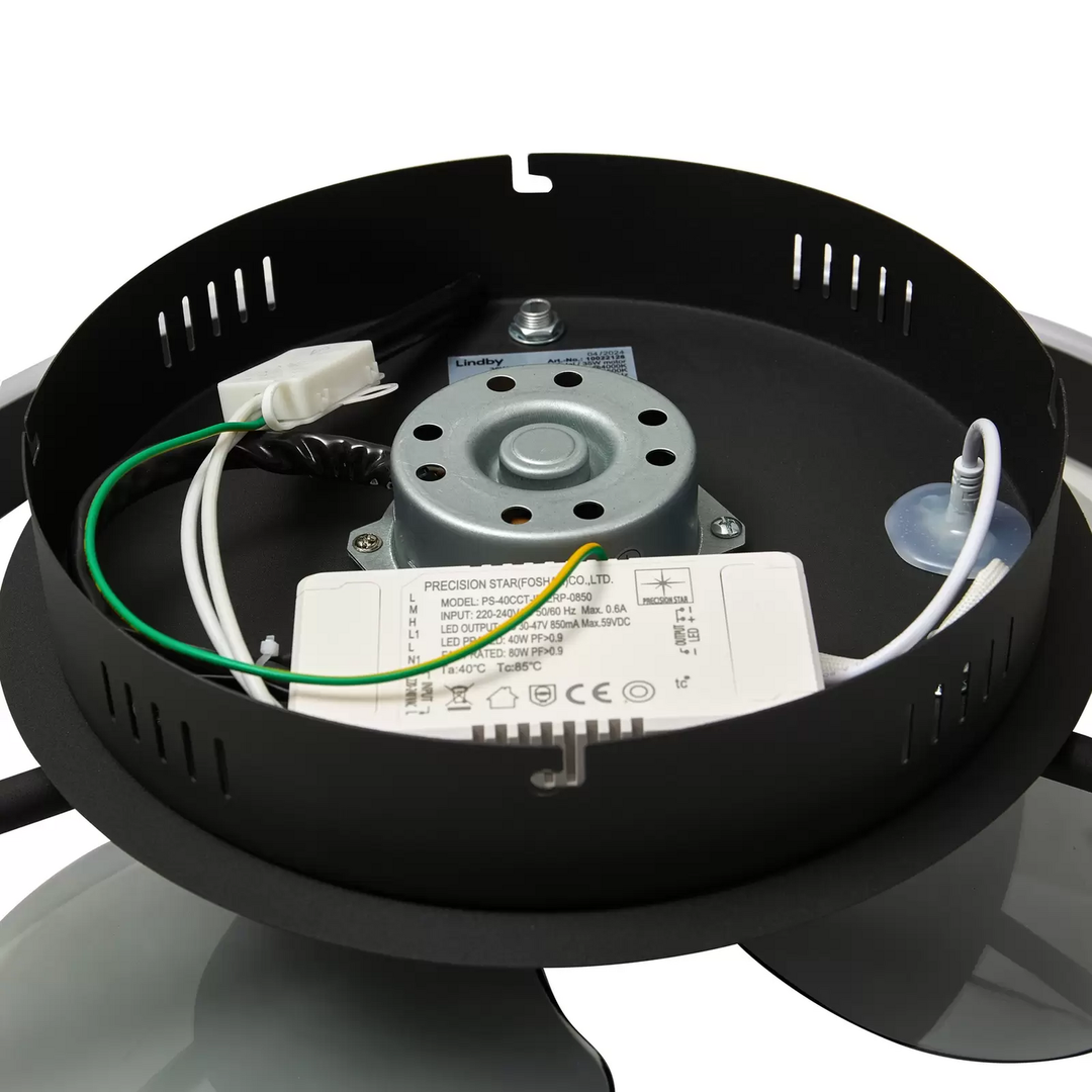 Lindby Momitu Led Deckenventilator Ventilator Lüftung Lüfter Deckenlampe Lampe B-Ware