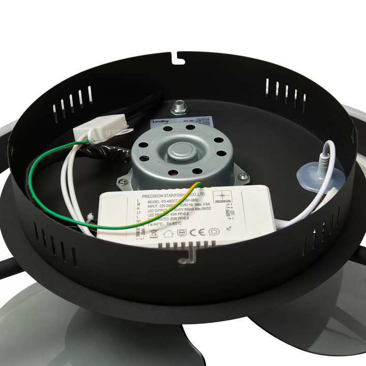 Lindby Momitu Led Deckenventilator Ventilator Lüftung Lüfter Deckenlampe Lampe B-Ware