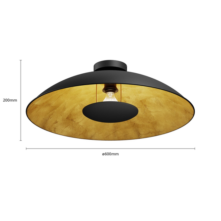 Lindby Deckenlampe Emilienne Deckenleuchte Hängeleuchte Lampe E27 schwarz g133