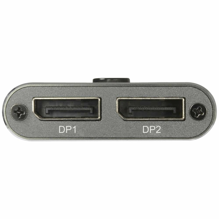 SpeaKa Professional SP-BDS-250 2 Port DisplayPort-Switch UHD 8K @ 60 Hz, UHD 4K
