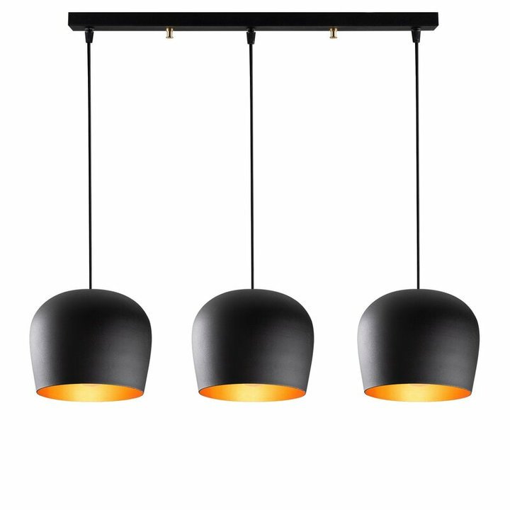 Mercury Row Excalibur Pendelleuchte Deckenleuchte Lampe Linear 3 Flammig Schw456 B-Ware - 8681875576054