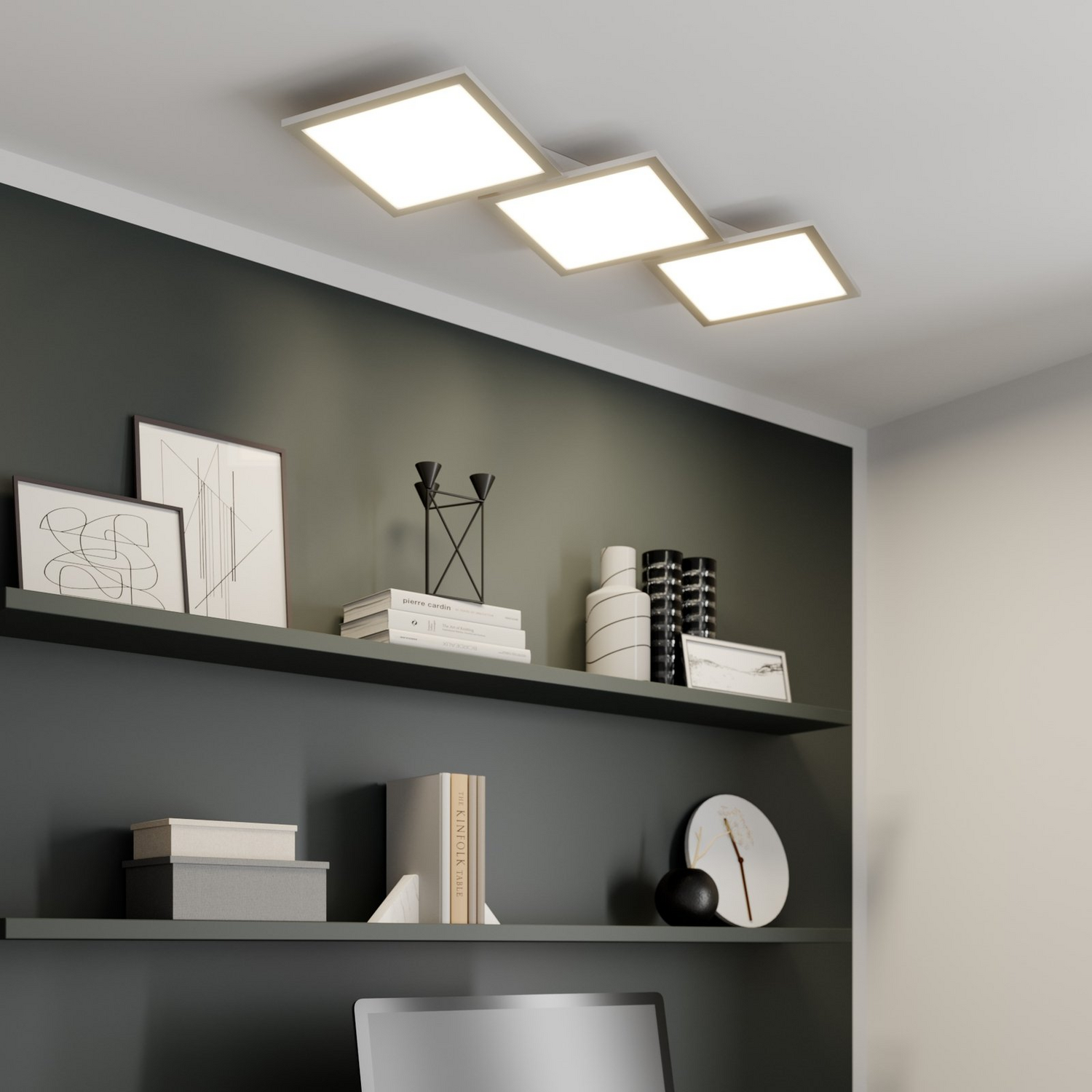 B-Ware Lucande Deckenleuchte Deckenlampe Led Ilira Fernbedienung Dimmer Farbwechsel 997