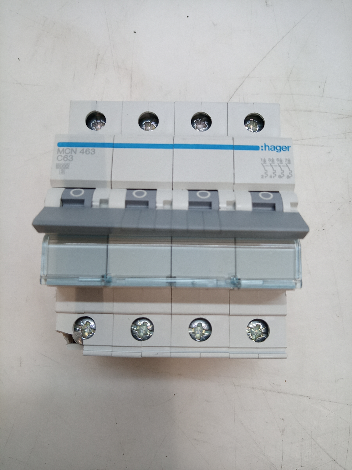 Hager Mcn463 Leitungsschutzschalter Ls Schalter Schaltermodul Siehe Text/Foto157 B-Ware