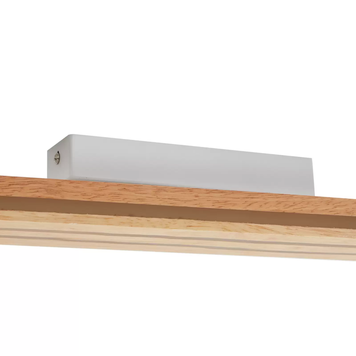 B-Ware Lucande Led Deckenleuchte Silja Holz 100 Cm Deckenlampe Lampe Leuchte Spot Licht