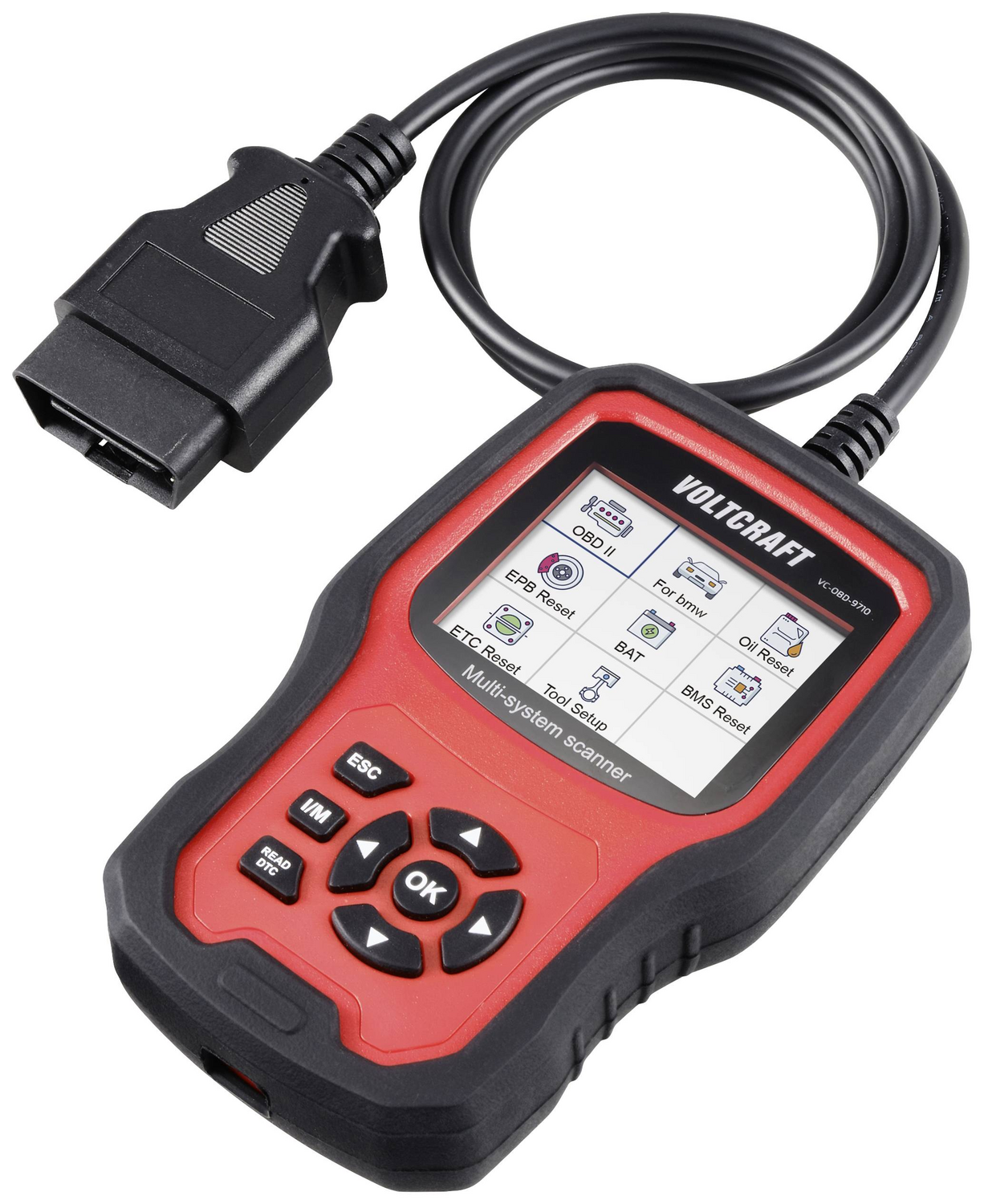 B-Ware Voltcraft Vc Obd 9710 Obd Ii Diagnosetool Vc 14616100 Kfz Messgerät Messgerät