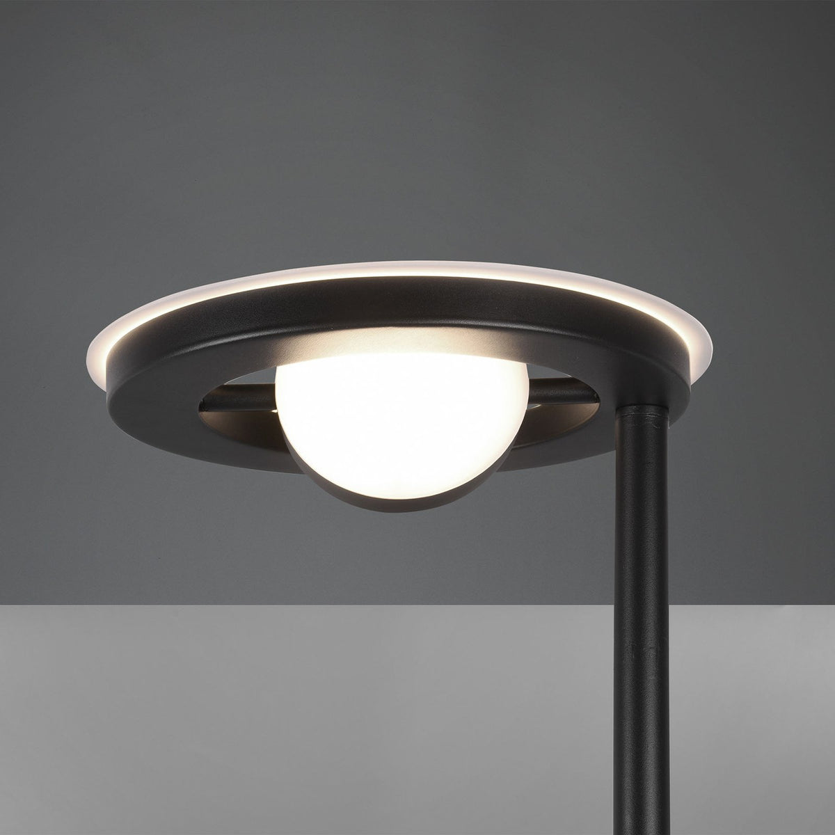Trio Lighting Deckenfluter Stehlampe LED Leselicht Barrie schwarz matt Metall - 4017807467598