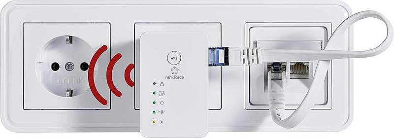 Renkforce Rf Ap N300 Mini Wlan Access Point 300 M Bit/S 2.4 G Hz Netzbetrieben D413 B-Ware