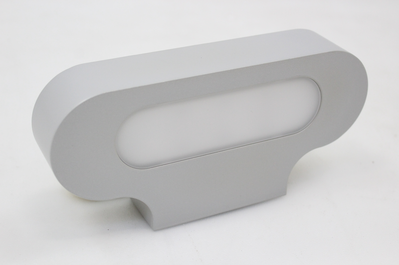 Talo Led Wandleuchte Wandleuchte Wandlicht Flurlampe 21 Cm Silber 3.000 K B-Ware