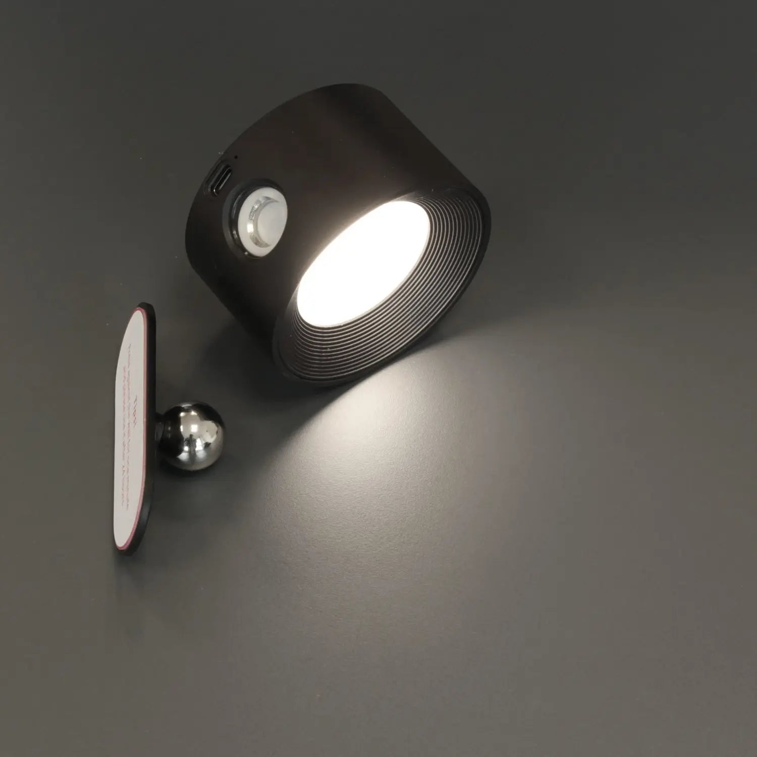 B-Ware Fh Lighting Wandleuchte Magnetic Akku Schwarz Usb Led Dimmer Cct 8 Cm 2 Stück - 4052231300486