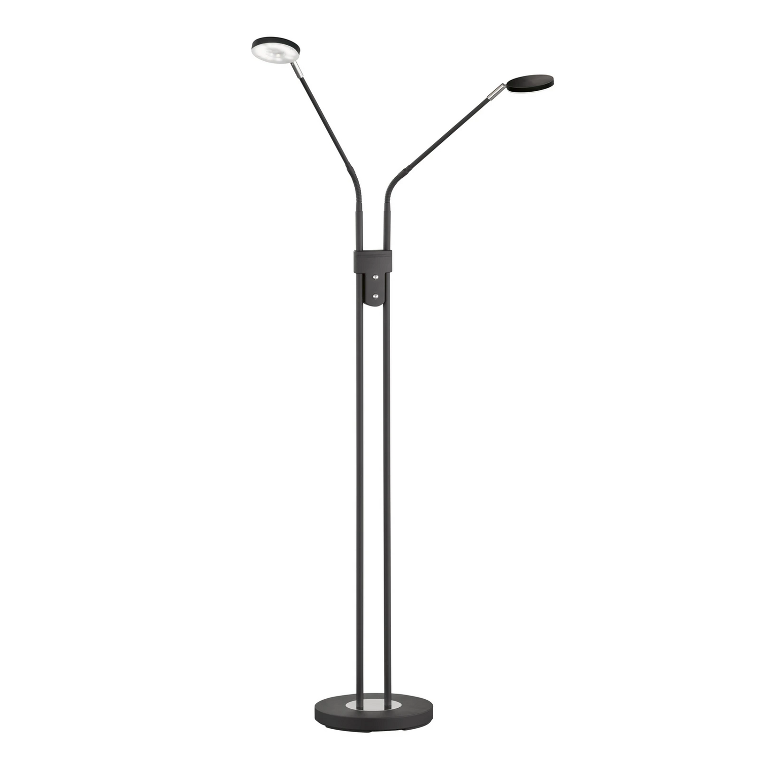 B-Ware Stehleuchte Bodenlampe Fh Lighting Led Leuchte Lunia Sandschwarz Schalter Dimmer - 4052231400384