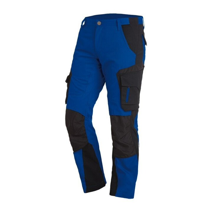 B-Ware Fhb Arbeitshose Hose Berufsbekleidung Royalblau Schwarz Gr 50 Baumwollmischung