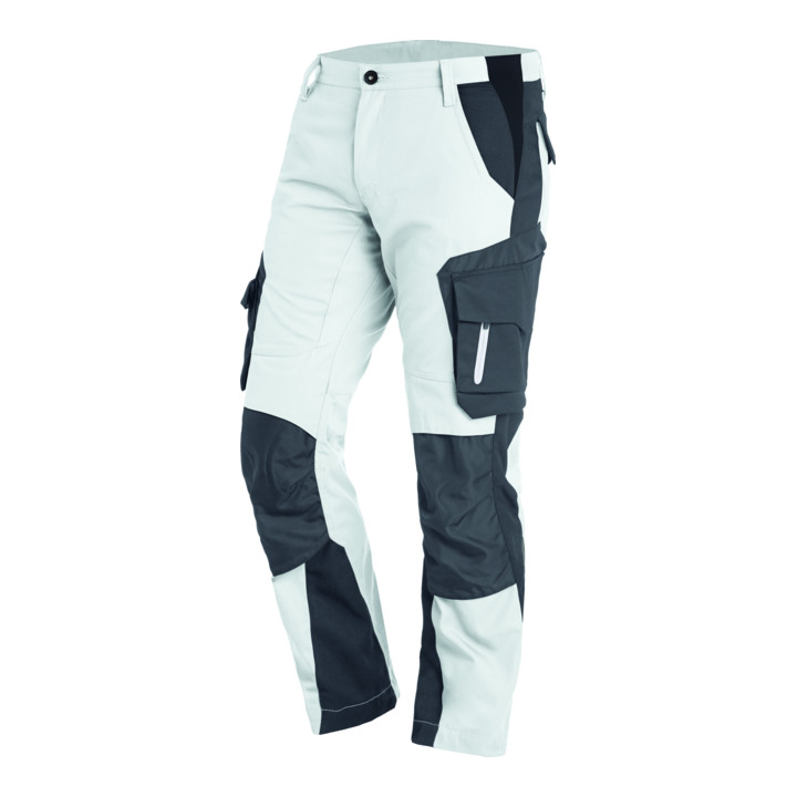 Fhb Arbeitshose Hose Berufshose Weiß Anthrazit Größe 46 Baumwolle Polyester B-Ware - 4030646300635