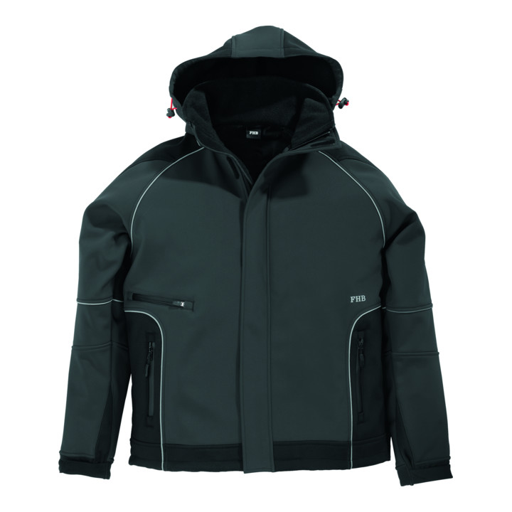 Fhb Softshell Jacke Arbeitsjacke Walter Anthrazit Schwarz Gr L B-Ware - 4030646269833