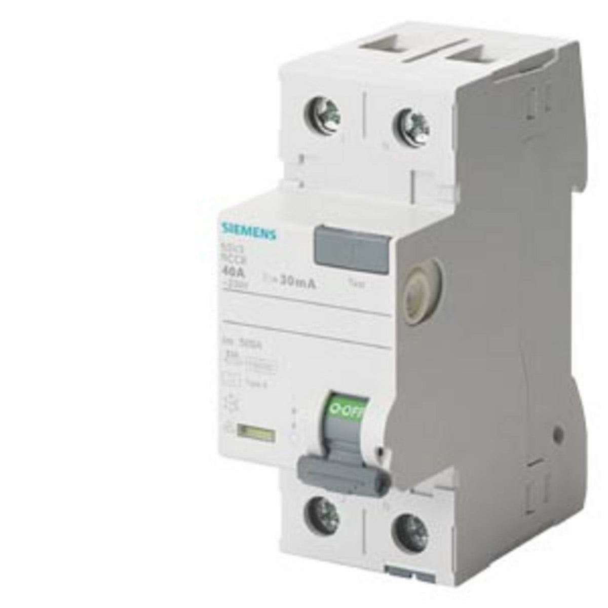 Siemens FI-Schutzschalter Fehlerstromschutzschalter SENTRON 5SV3 25A 20 STÜCK - 4001869484419