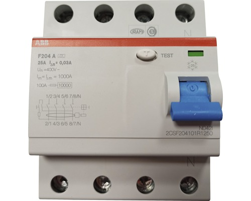 B-Ware Abb Fehlerstrom Schutzschalter Fi Schutz Schalter 4 Polig Stromschalter Schalter  - 8012542783404