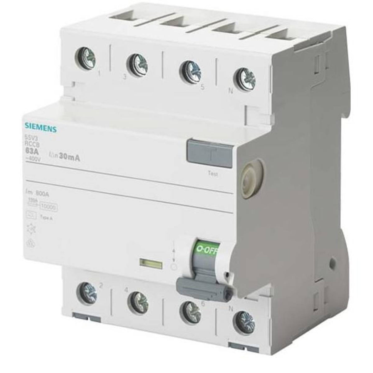 Siemens 5SV34466 5SV3446-6 FI-Schutzschalter Fehlerstromschutzschalter A 4polig - 4001869427829
