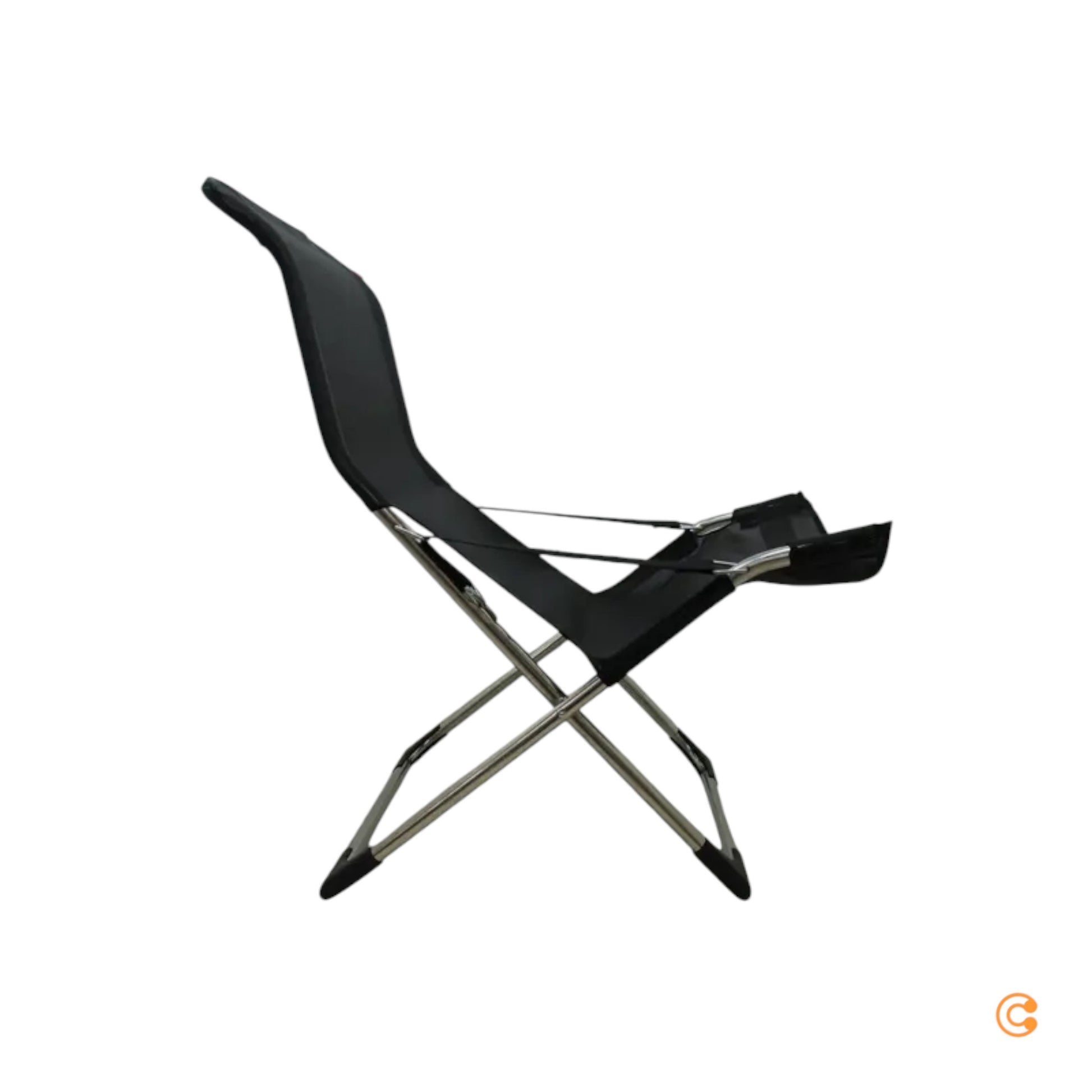 Fiam Fiesta Sessel Gartensessel Relaxsessel Klappsessel schwarz SIEHE TEXT/FOTO - 8017882027119