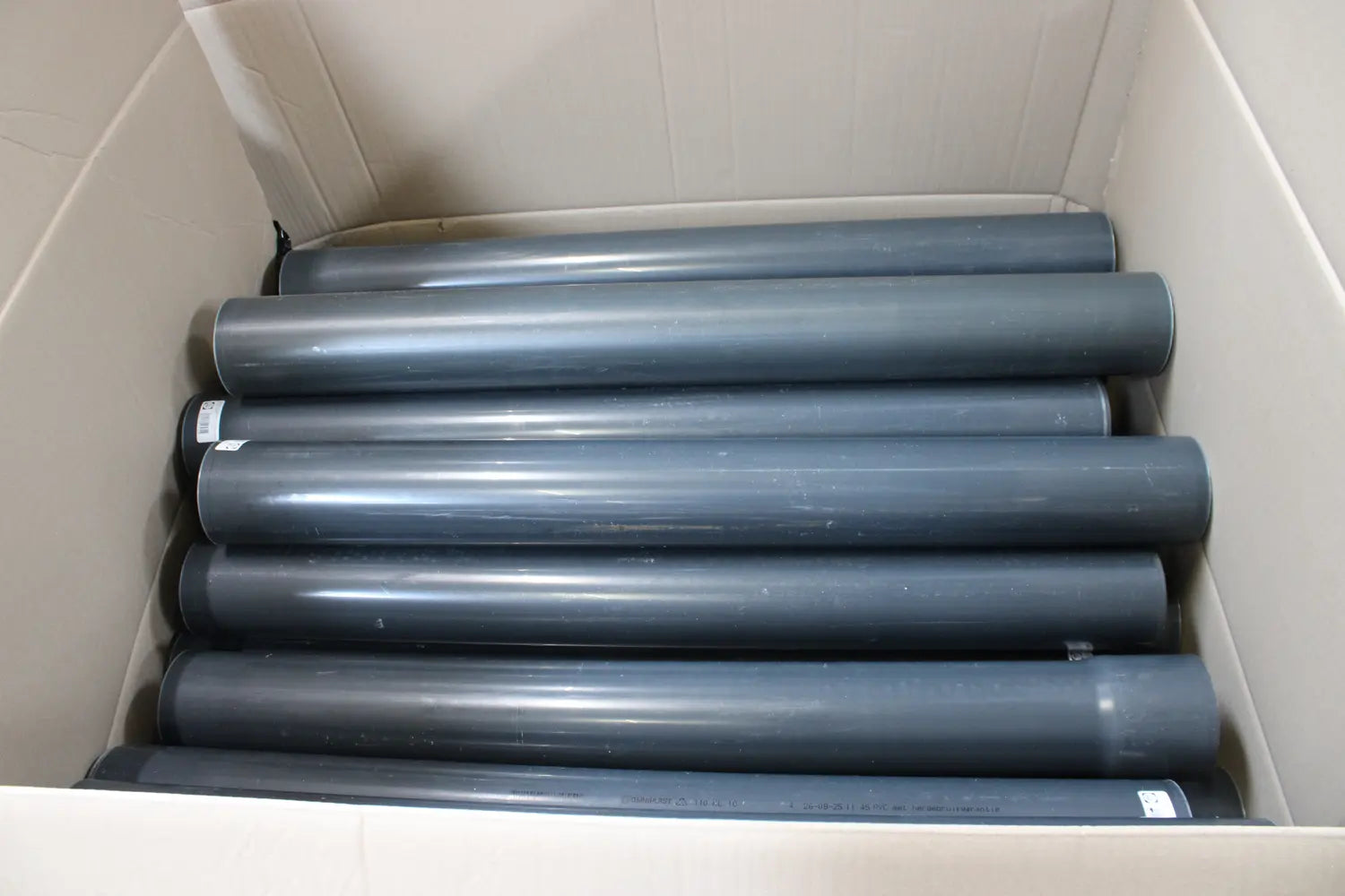 B-Ware Fiap Rohr Leitung Pvc Rohrleitung Pvcu 110 Mm Wasserleitung 1 M 57 Stück - 4260063164293
