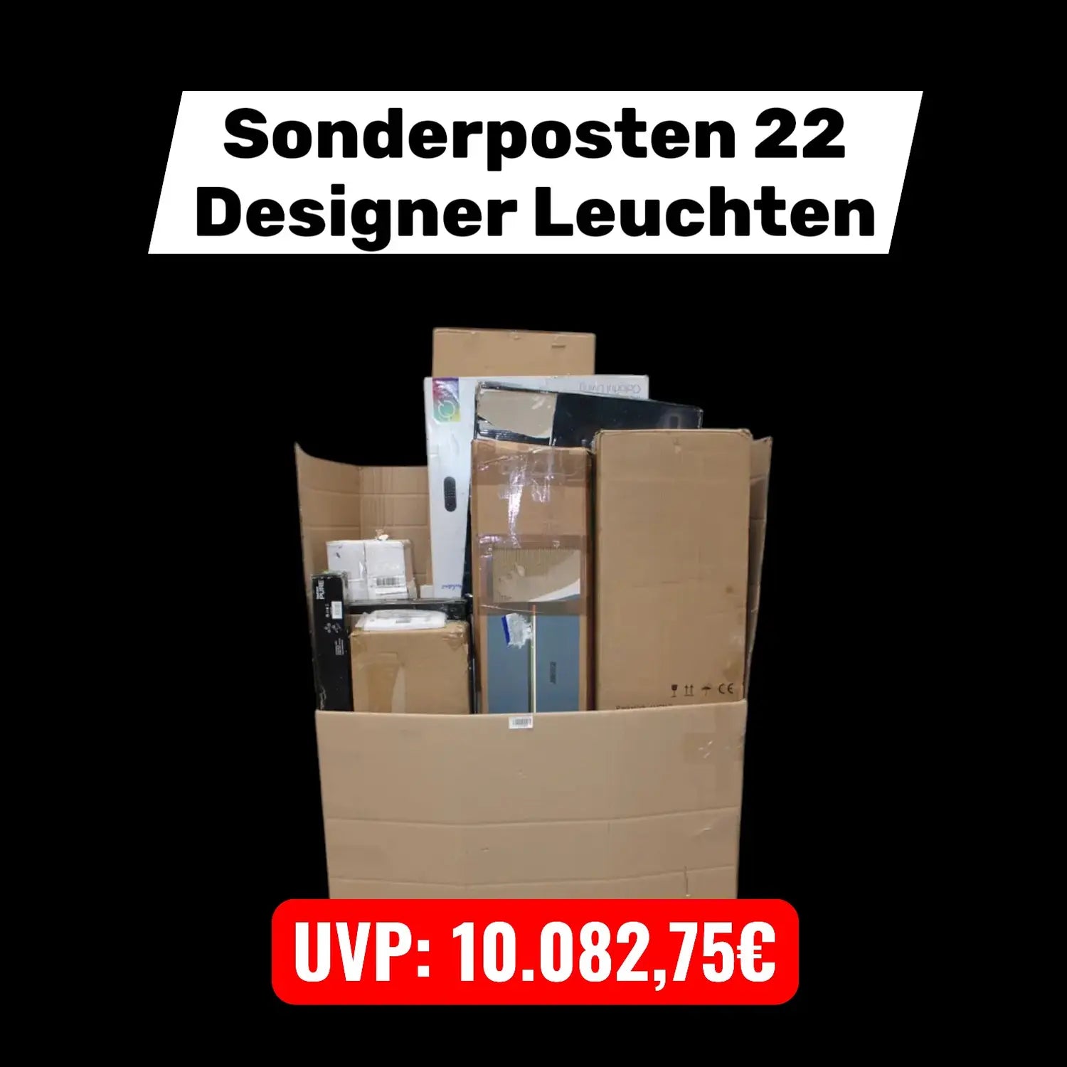 Großposten Designer Led Leuchten 22 Teilig – Uvp 10.082€ – Gemischte Zustände - nicht zutreffend