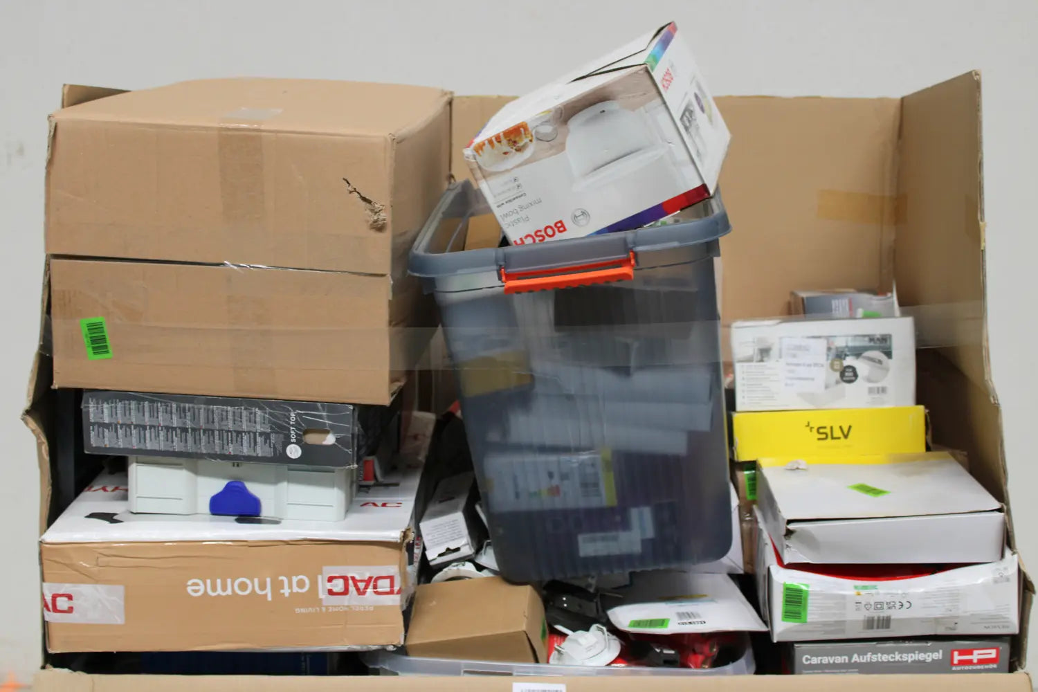 Ungeprüfter Restposten 214 Artikel Elektro Werkzeug Haushalt Led Körperpflege - nicht zutreffend