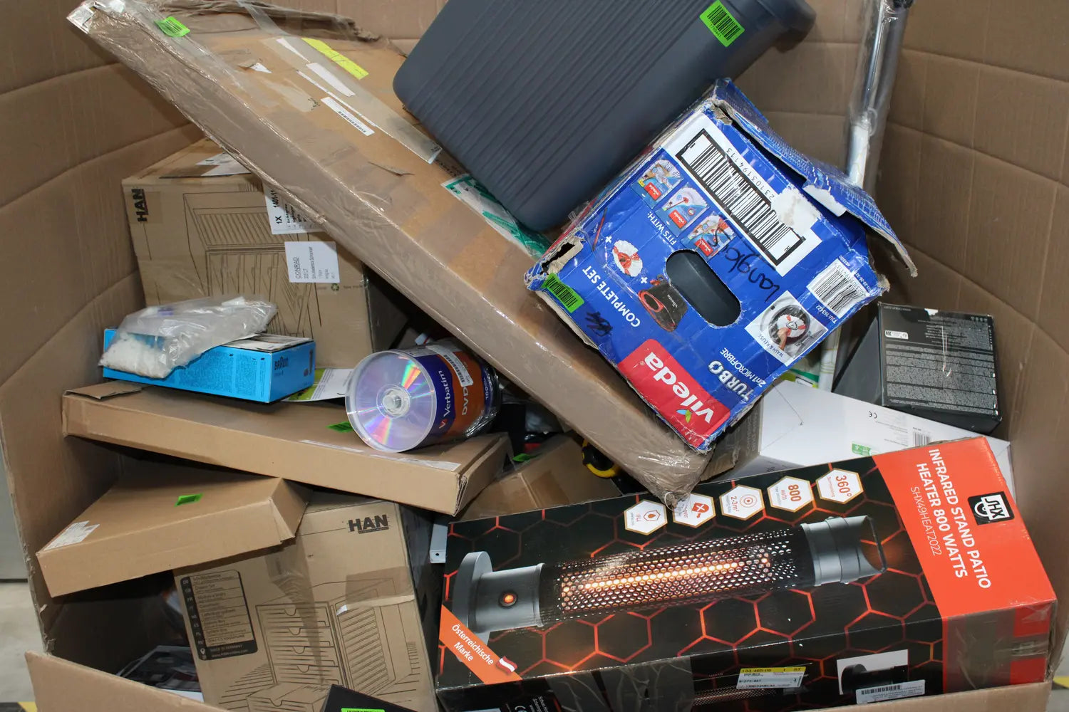 Restposten 126 Artikel Elektro Werkzeug Haushalt Rasierer Zubehör Büro Gemischt - nicht zutreffend