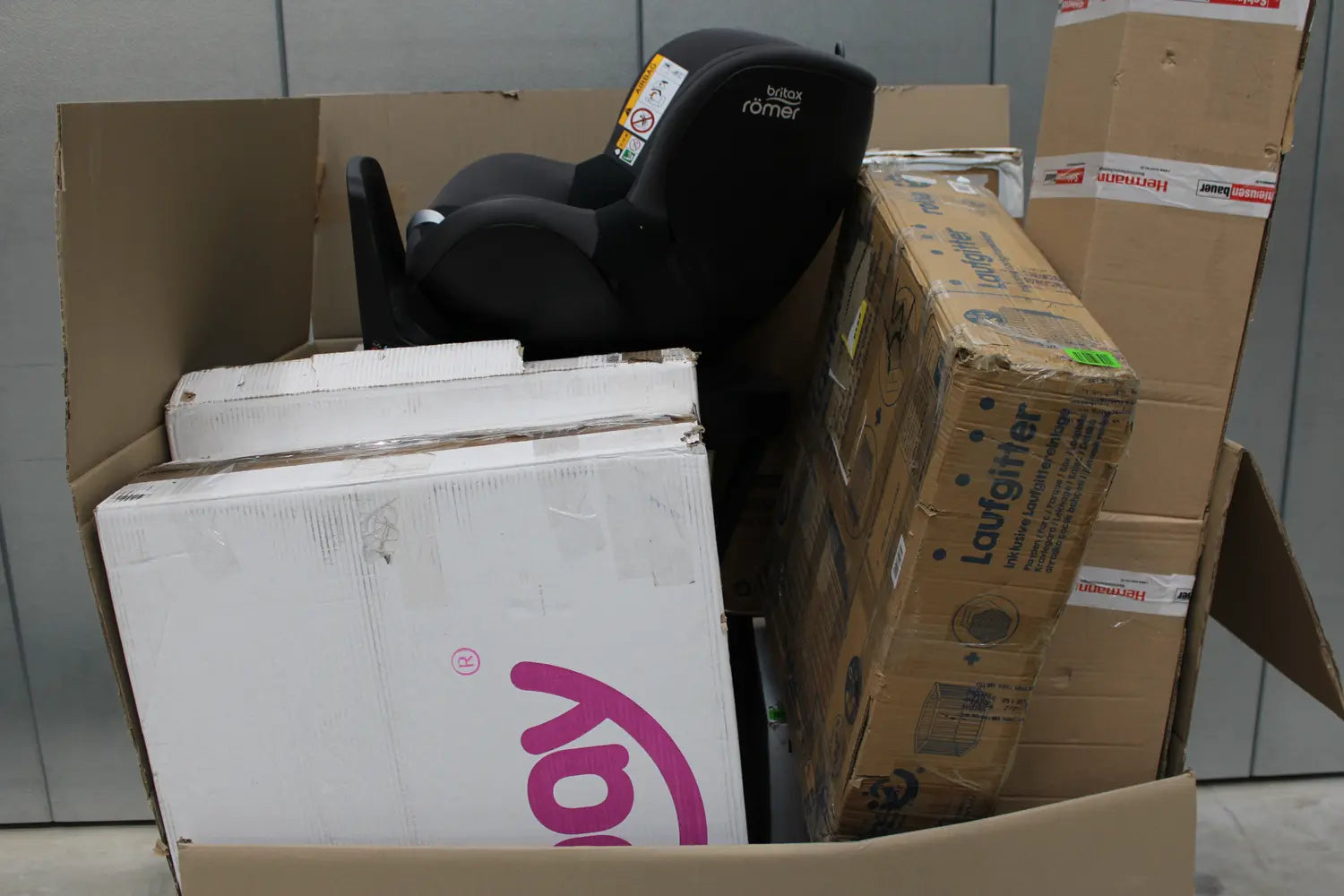 Retourenwaren  D-Ware Restposten 21 Artikel Baby Haushalt Elektro Körperpflege Schaukel Zubehör Defekt - nicht zutreffend