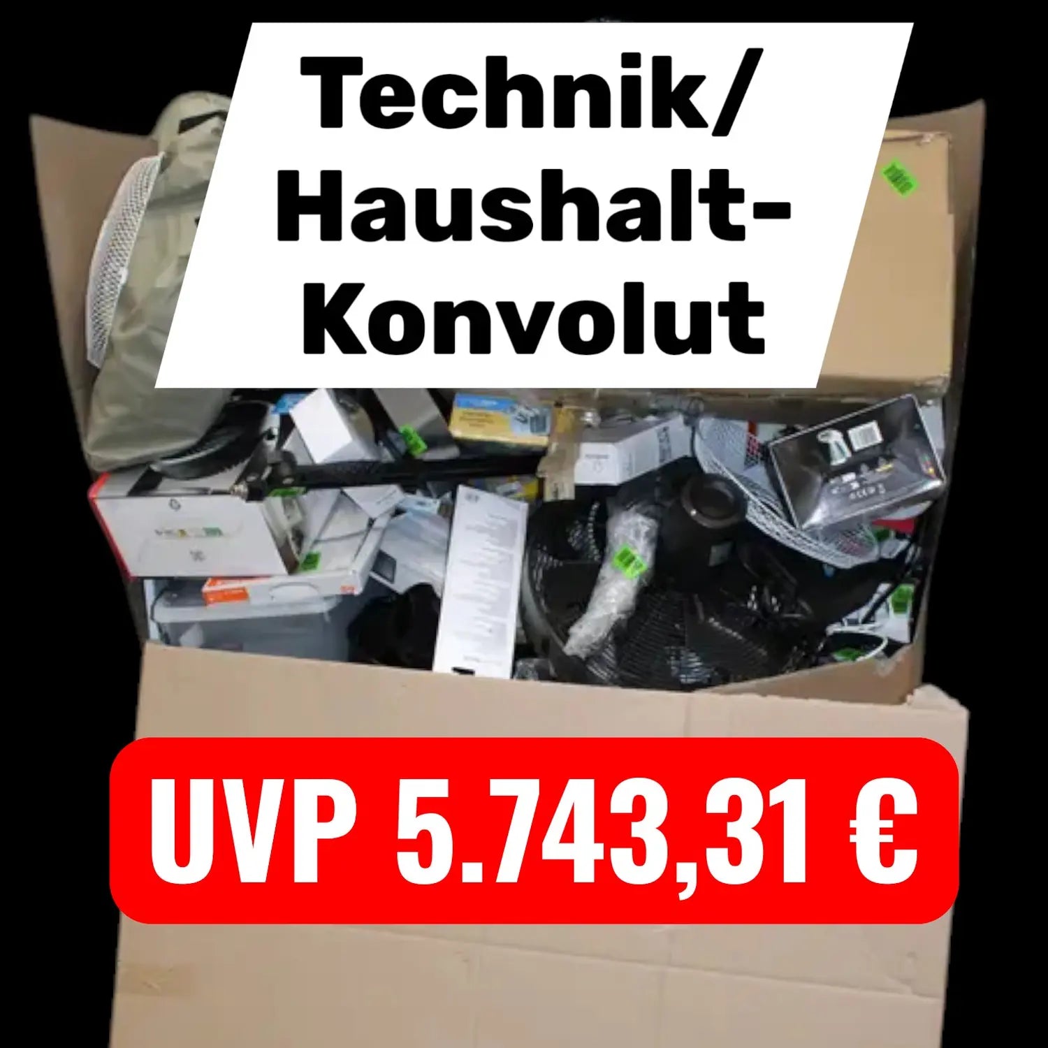 222x Technik/Haushalt Konvolut Uvp 5.743,31 € Gemischt Aktion Sonderposten - nicht zutreffend