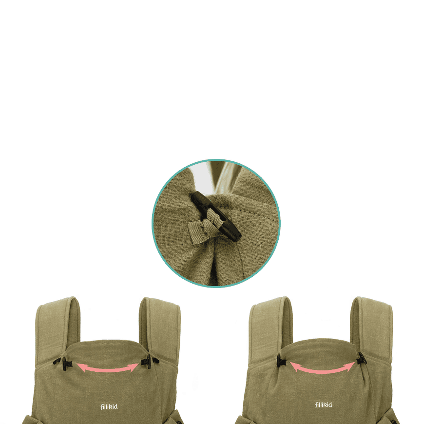B-Ware Fillikid Bauchtrage Babytrage Natural Babytrage Tragehilfe Beige Tragehilfe - 9120123442141