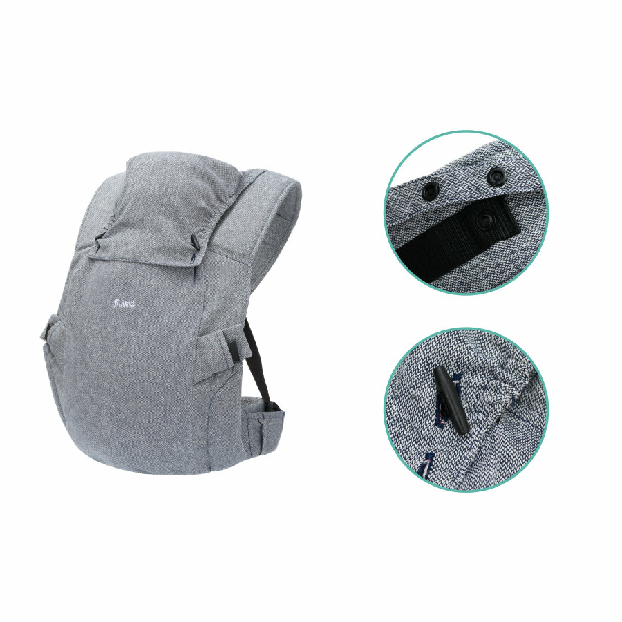 Fillikid Bauchtrage Kindertrage Rückentrage Ergonomisch Babytrage Kleinkindtrage B-Ware
